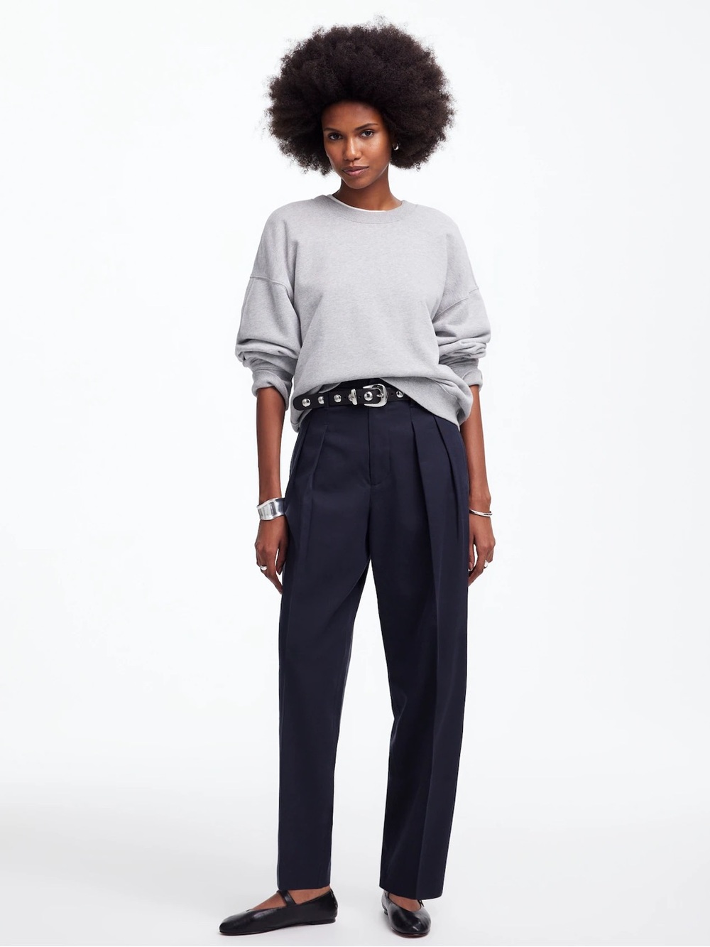 Madewell Pleated Carrot Pants